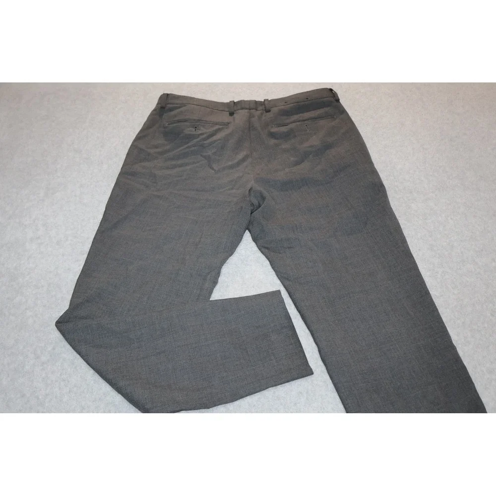 Banana Republic Slim Fit Men 33x30 Gray Wool Blend Tailoring Dress Pants